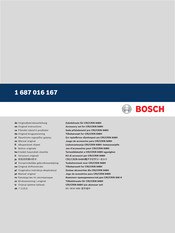 Bosch 1 687 016 167 Manual Original