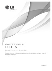 LG 32LA61 Serie Manual Del Usuario