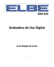 ELBE GRD-635 Guía Rápida De Inicio