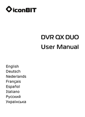 IconBiT DVR QX DUO Manual Del Usuario