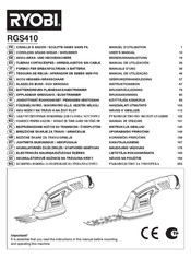 Ryobi RGS410 Manual De Utilización