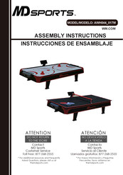 MD SPORTS AWH044_017M Instrucciones De Ensamblaje