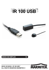 Marmitek IR 100 USB Modo De Empleo