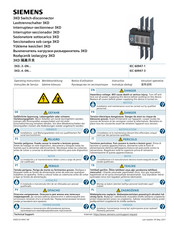 Siemens 3KD30 Instructivo