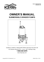 K2 Pumps SWG20001LSK Manual Del Proprietário