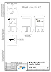 TE Connectivity SRF 8A014P Manual De Instrucciones