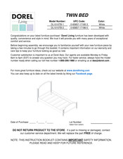 DOREL Living DL1010TB-2 Manual De Instrucciones