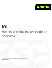 Shure MVL Manual De Instrucciones