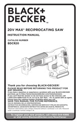 Black+Decker BDCR20 Manual De Instrucciones