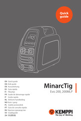 Kemppi MinarcTig Evo 200MLP Guía Rápida