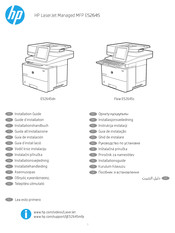 HP LASERJET E52645dn Guia De Instalacion