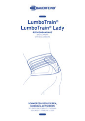 Bauerfeind LumboTrain Manual De Instrucciones