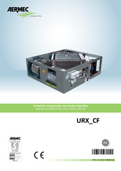 AERMEC URX CF Manual De Instalación, Uso Y Manutención