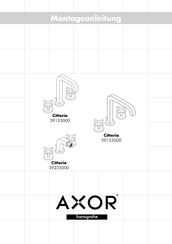 Hansgrohe AXOR Citterio 39233000 Instrucciones De Montaje