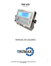 Trumax FOX LCD Manual Del Usuario