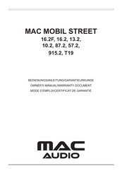 MAC Audio MAC MOBIL STREET T19 El Manual Del Propietario