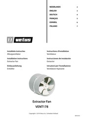 Vetus VENT178 Instrucciones De Instalación