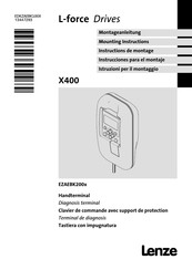 Lenze EZAEBK200 Serie Instrucciones Para El Montaje