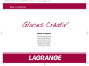 Lagrange GLACES CREATIV Modo De Empleo
