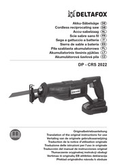 Deltafox DP-CRS 2022 Traducción Del Manual De Instrucciones Original