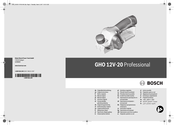 Bosch GHO 12V-20 Professional Manual Original