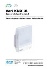 elsner elektronik Vari KNX 3L Datos Técnicos E Instrucciones De Instalación