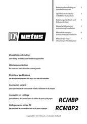 Ventus RCMBP Manual De Manejo Y Instrucciones De Instalación