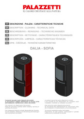 Palazzetti SOFIA Descripción - Limpieza - Características Técnicas