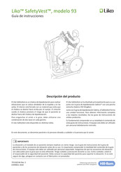 Liko SafetyVest 93 Guía De Instrucciones