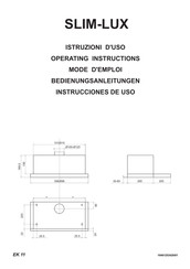 FabianoSteel SLIM-LUX Instrucciones De Uso