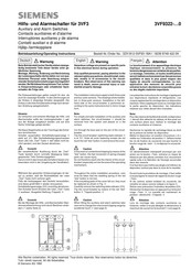 Siemens 3VF9322 0 Serie Instrucciones De Operación