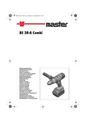 Master BS 28-A Combi Instrucciones Para El Manejo