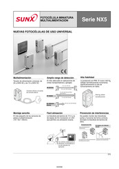 Sunx NX5 Serie Guia De Inicio Rapido