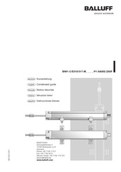 Balluff BIW1-E317-M Serie Instrucciones Breves