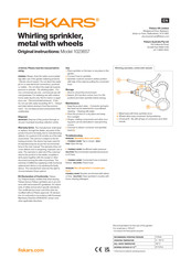 Fiskars 1023657 Instrucciones Originales