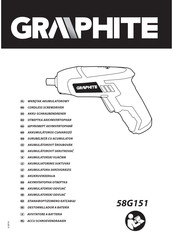 GRAPHITE 58G151 Instrucciones De Uso