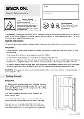 STACK-ON 40-0000119 Instrucciones