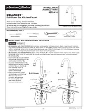 American Standard DELANCEY 4279.410 Instrucciones De Instalación