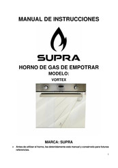 Supra VORTEX Manual De Instrucciones