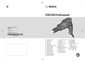 Bosch GTB 650 Professional Manual Original