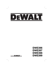 DeWalt DWE398 Traducido De Las Instrucciones Originales