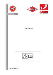 Rauch KUHN AXIS DP Manual De Instrucciones