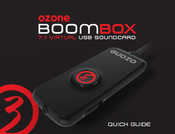 Ozone BOOMBOX Guía Rápida