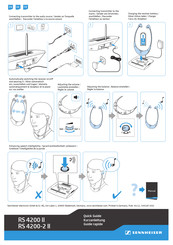 Sennheiser RS 4200-2 II Guía Rápida