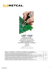 Metcal USF-1000 Manual De Instrucciones