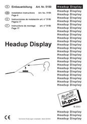 INPRO 5150 Instrucciones De Instalación