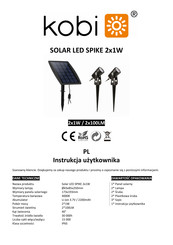 kobi Solar LED SPIKE Manual Del Usuario