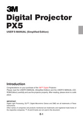 3M PX5 Manual De Usuario