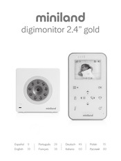 Miniland digimonitor 2.4 gold Manual De Instrucciones