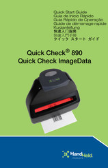 HandHeld Quick Check 890 Guia De Inicio Rapido